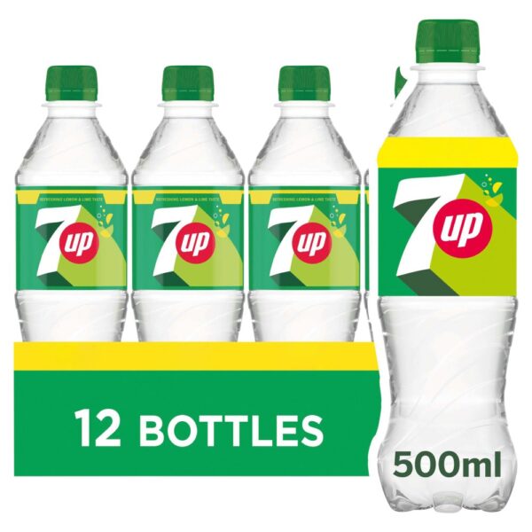 7UP Regular Lemon & Lime Bottle 500ml