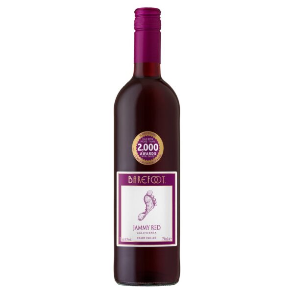 Barefoot Jammy Red Wine 750ml