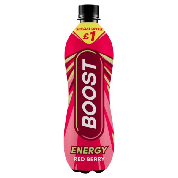 Boost Energy Red Berry 500ml