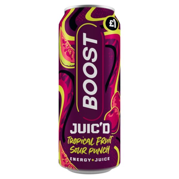 Boost Juic'd Tropical Fruit Sour Punch 500ml