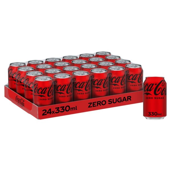 Coca-Cola Zero Sugar Non-Barcoded Multipack Cans 330ml