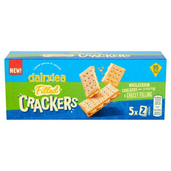 Dairylea Filled Crackers Cheesy Snack 5 pack