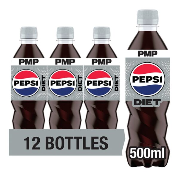 Diet Pepsi Cola Bottle 500ml