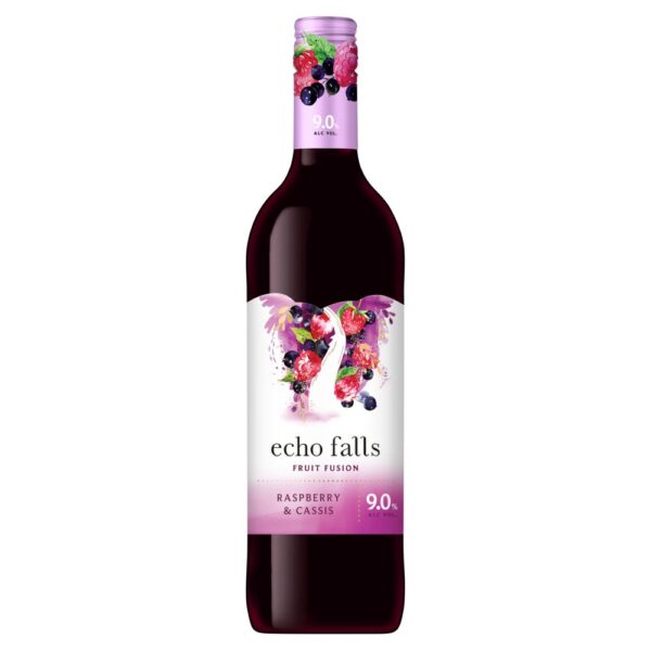 Echo Falls Raspberry & Cassis Fruit Fusion 75cl