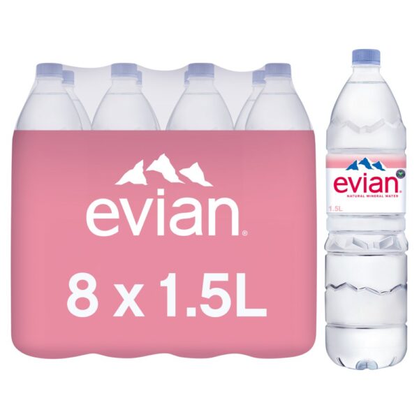 Evian Still Natural Mineral Water 1.5L