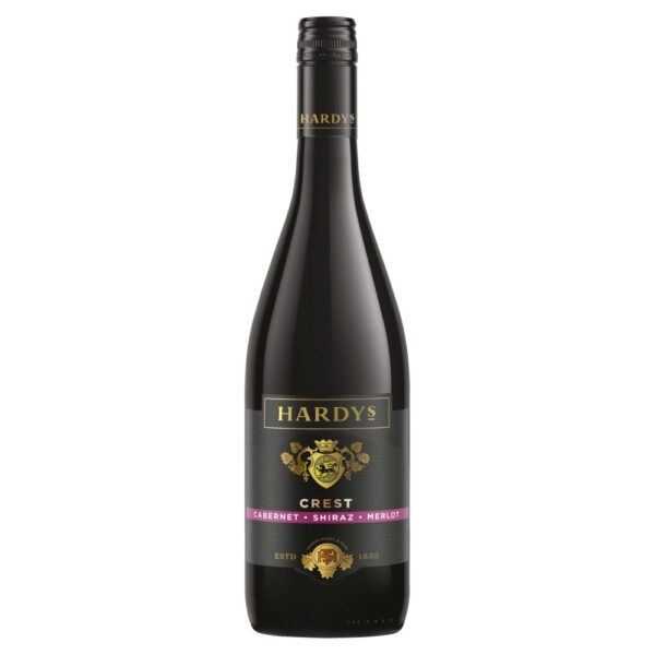 Hardys Crest Cabernet Shiraz Merlot Red Wine 75cl