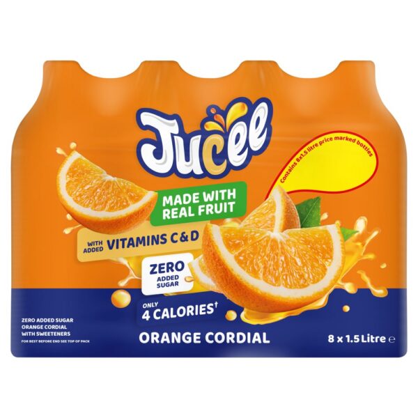 Jucee Orange Cordial 1.5L