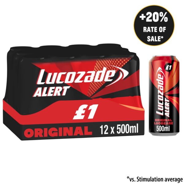 Lucozade Alert Original Energy Drink 500ml