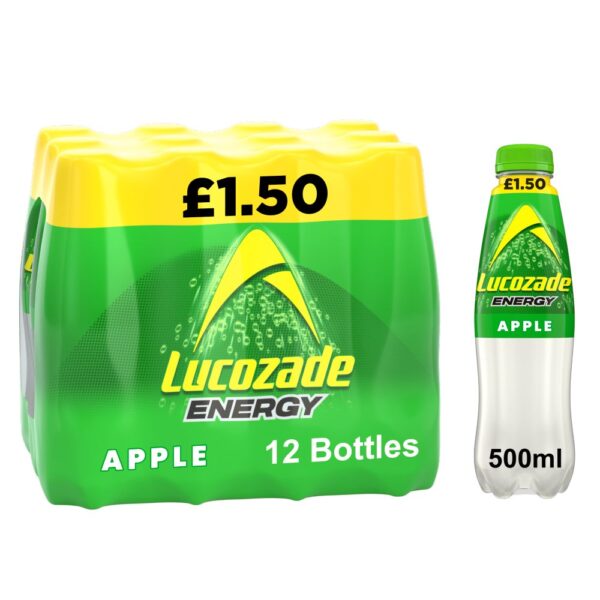 Lucozade Energy Drink Apple 500ml