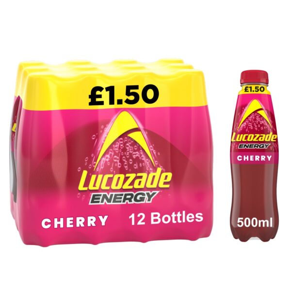 Lucozade Energy Drink Cherry 500ml