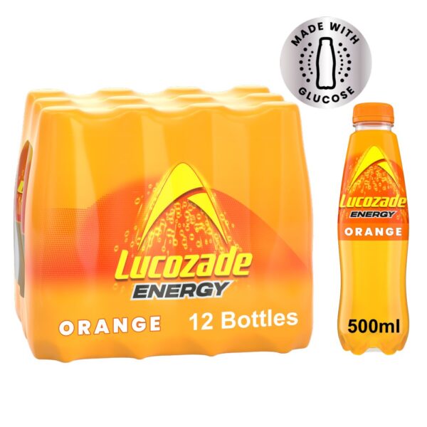 Lucozade Energy Drink Orange 500ml