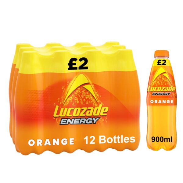 Lucozade Energy Drink Orange 900ml