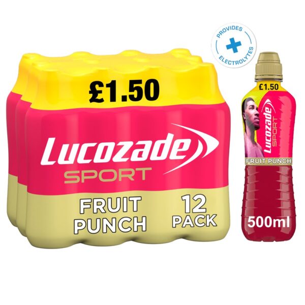 Lucozade Sport Drink Fruit Punch 500ml