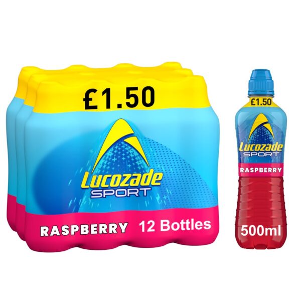 Lucozade Sport Drink Raspberry 500ml