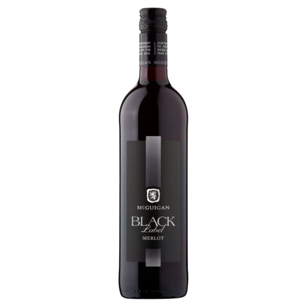 McGuigan Black Label Merlot Australian Red Wine 75cl