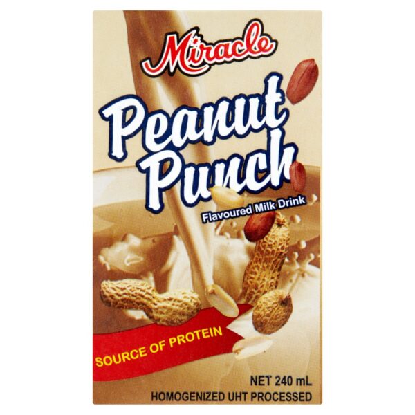 Miracle Peanut Punch Flavoured Milk Drink 250ml