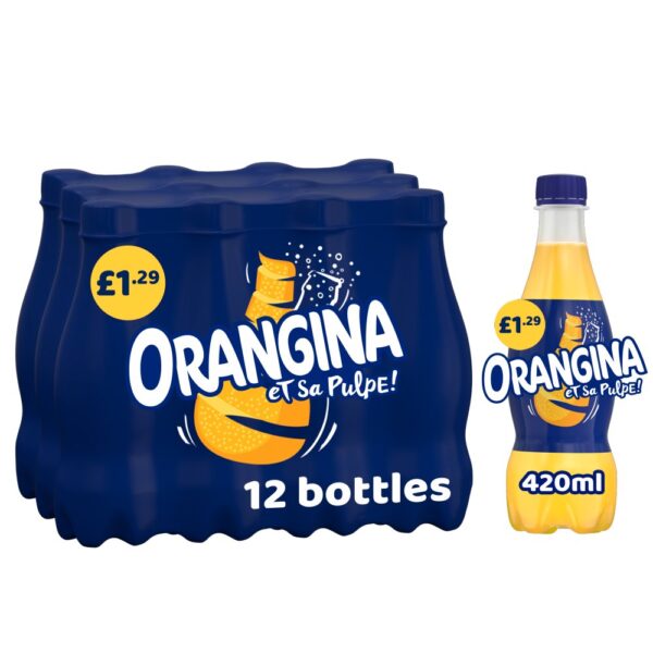 Orangina Sparkling Fruit Drink Orange 420ml