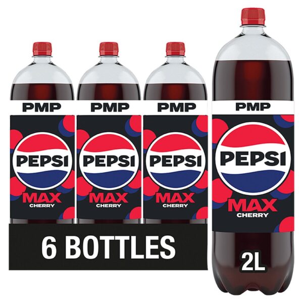 Pepsi Max Cherry No Sugar Cola 2L