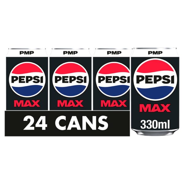 Pepsi Max No Sugar Cola Can 330ml