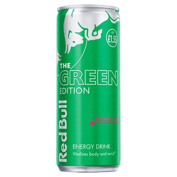 Red Bull Energy Drink Green Edition Cactus Fruit 250ml