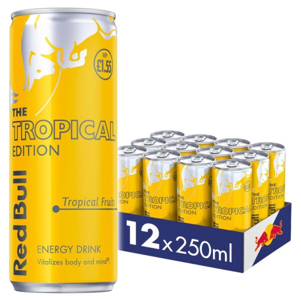 Red Bull Energy Drink Tropical Edition Tropical Fruits 250ml