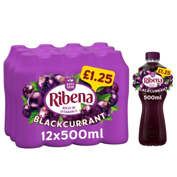 Ribena Blackcurrant Juice Drink 500ml