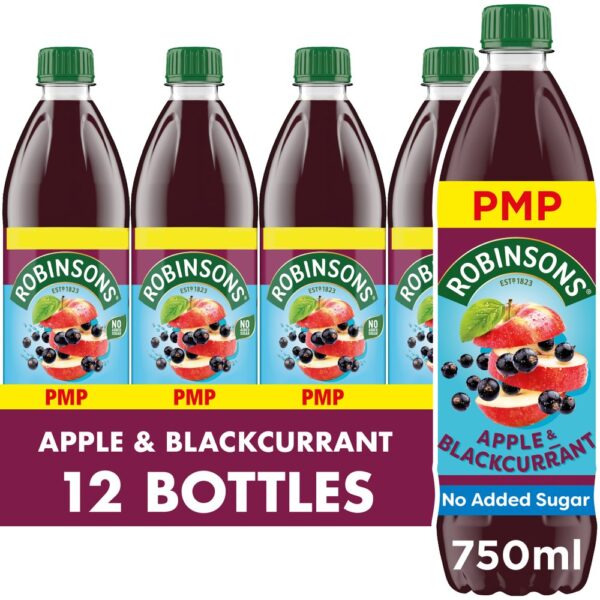 Robinsons Apple & Blackcurrant No Added Sugar Squash 750ml