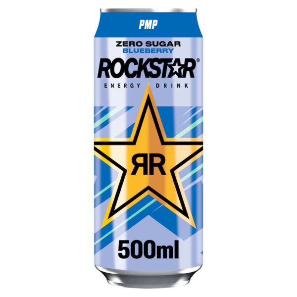 Rockstar Zero Sugar Blueberry Energy Drink 500ml