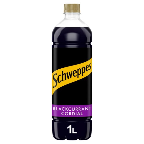 Schweppes Blackcurrant Flavour Cordial 1L