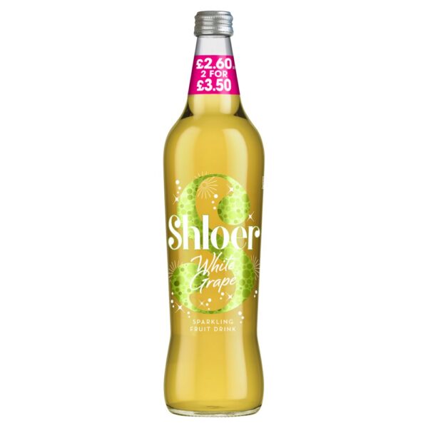 Shloer White Grape Sparkling Fruit Drink 750ml