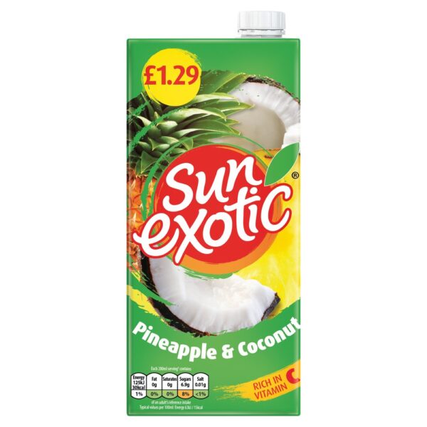 Sun Exotic Pineapple & Coconut 1L