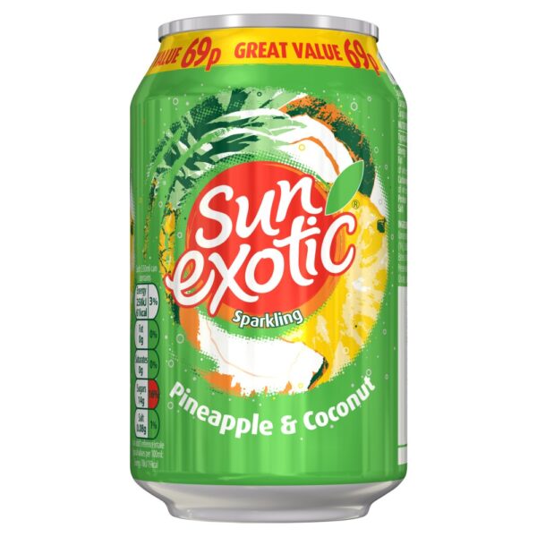 Sun Exotic Sparkling Pineapple Coconut 330ml