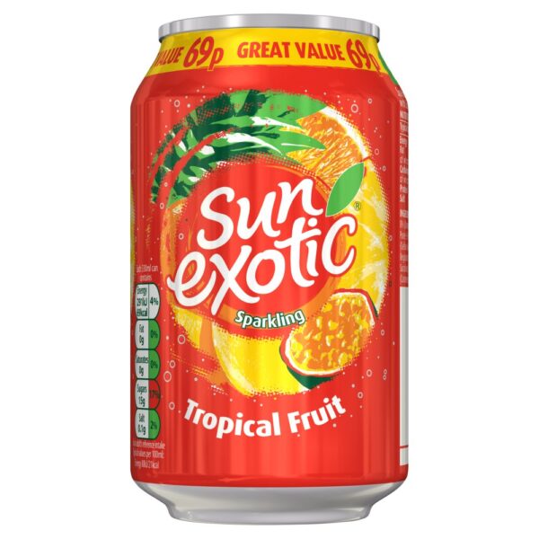 Sun Exotic Sparkling Tropical Fruit 330ml