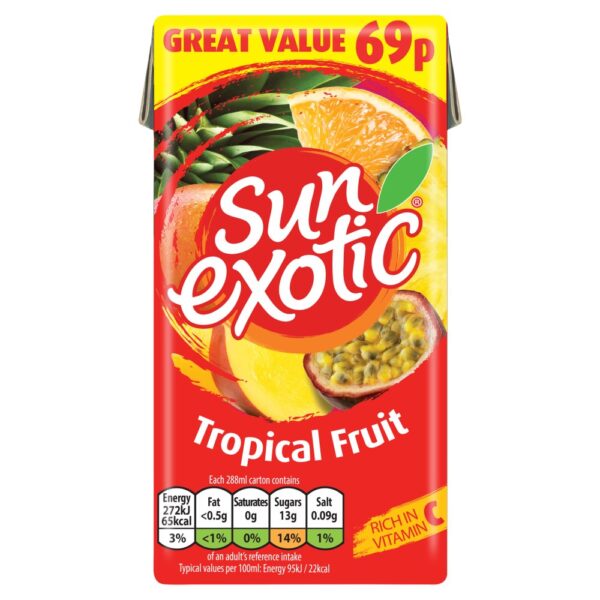 Sun Exotic Tropical Fruit 288ml