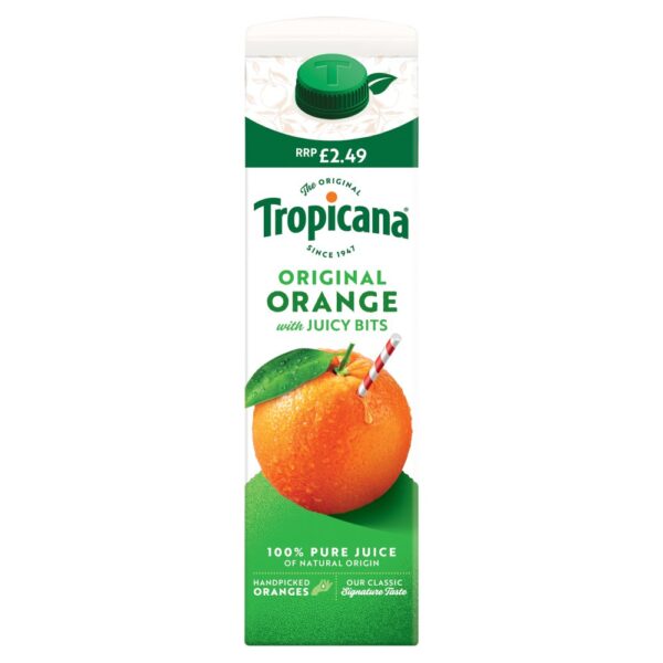 Tropicana Original Orange Carton 850ml