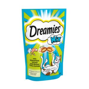 Dreamies Mix Cat Treat Biscuits with Salmon & Tuna Flavour 60g