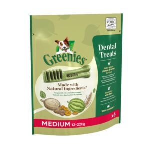 Greenies Original Adult Regular Dog Treats 6 x Dental Chews 170g