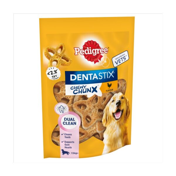 Pedigree Dentastix Chewy Chunx Maxi Adult Dog Treats Chicken 68g