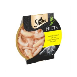 Sheba Fillets Adult Cat Food Tray , Chicken in Gravy 60g
