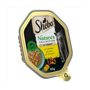 Sheba Nature's Collection Adult Cat Food Tray with Chicken in Gravy 85g