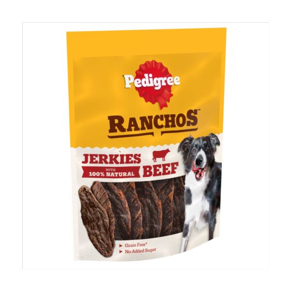 Pedigree Ranchos Originals Jerkies Dog Chew Treat Beef Flavour 7 x 70g