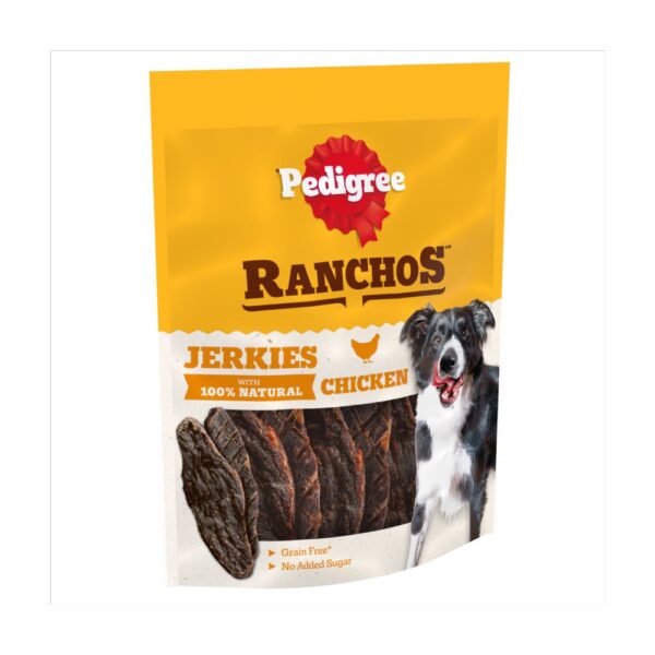 Pedigree Ranchos Originals Jerkies Dog Chew Treat Chicken Flavour 7 x 70g