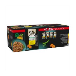 Sheba Nature's Collection Adult Cat Food Pouch Poultry in Jelly 40 x 85g