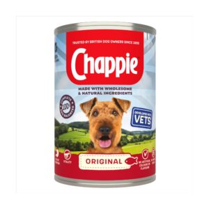 Chappie Adult Wet Dog Food Tin Original in Loaf 412g
