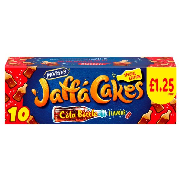 McVitie's Jaffa Cakes Original Chocolate Biscuits Cola Flavour 10 Cakes PMP £1.25