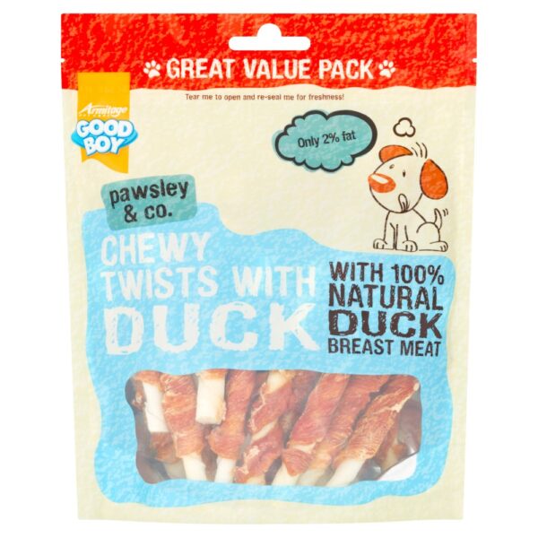Good Boy Pawsley & Co. Chewy Twists with Duck 320g