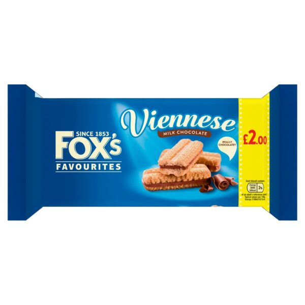 Fox's Viennese Milk Chocolate 120g