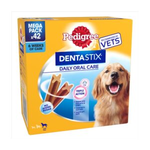 Pedigree Dentastix Daily Adult Large Dog Treats 42 x Dental Sticks 1.62kg
