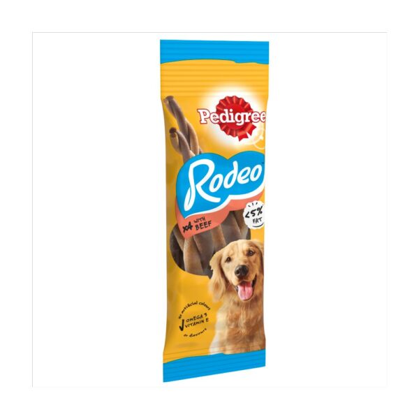 Pedigree Rodeo Adult Dog Treats Beef 4 Sticks 70g