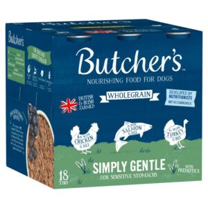 Butcher's Simply Gentle Dog Food Tins 18 x 390g